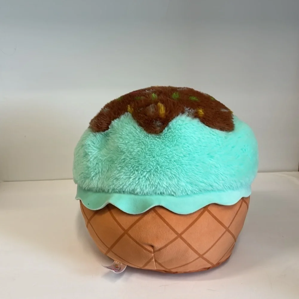 Squishmallows Fuzzmallow Maya the‎ Icecream Sundae Green and Brown Plush